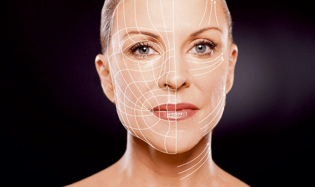 facelift rejuvenation of the skin of the face